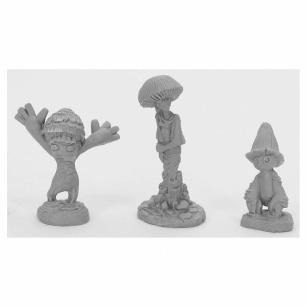 Thinkandplay Bones Black-Fungoids Miniature - 3 Piece TH2738587